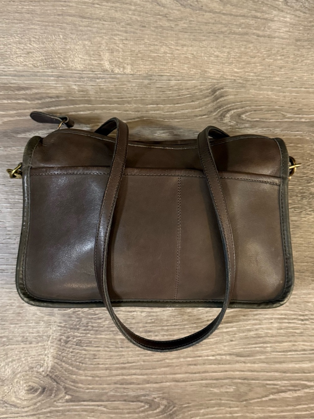 Vintage Coach NYC Companion Bag Glove Tanned Leather Crossbody